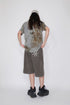 Mayte × Cycle ECHO STAR WASHED HALF PANTS -BROWN- *Last1